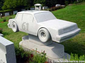 racecar tombstone